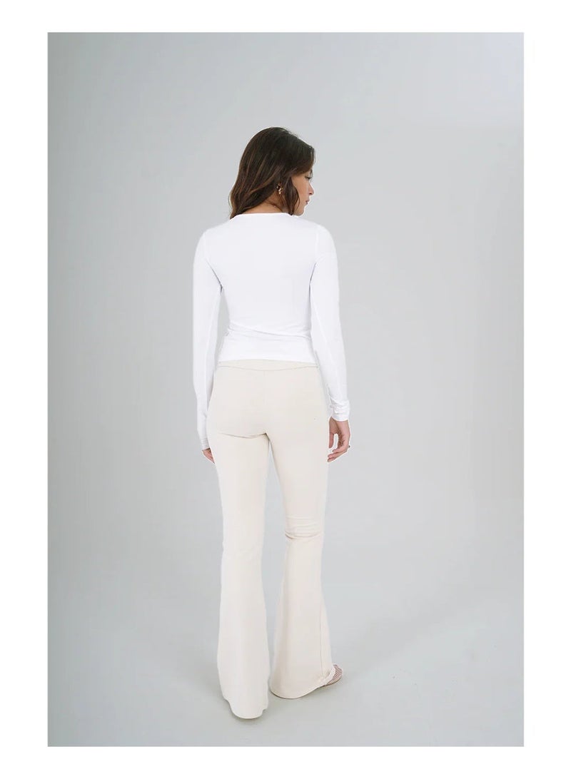 Basic Look Flared Pants - Image 2